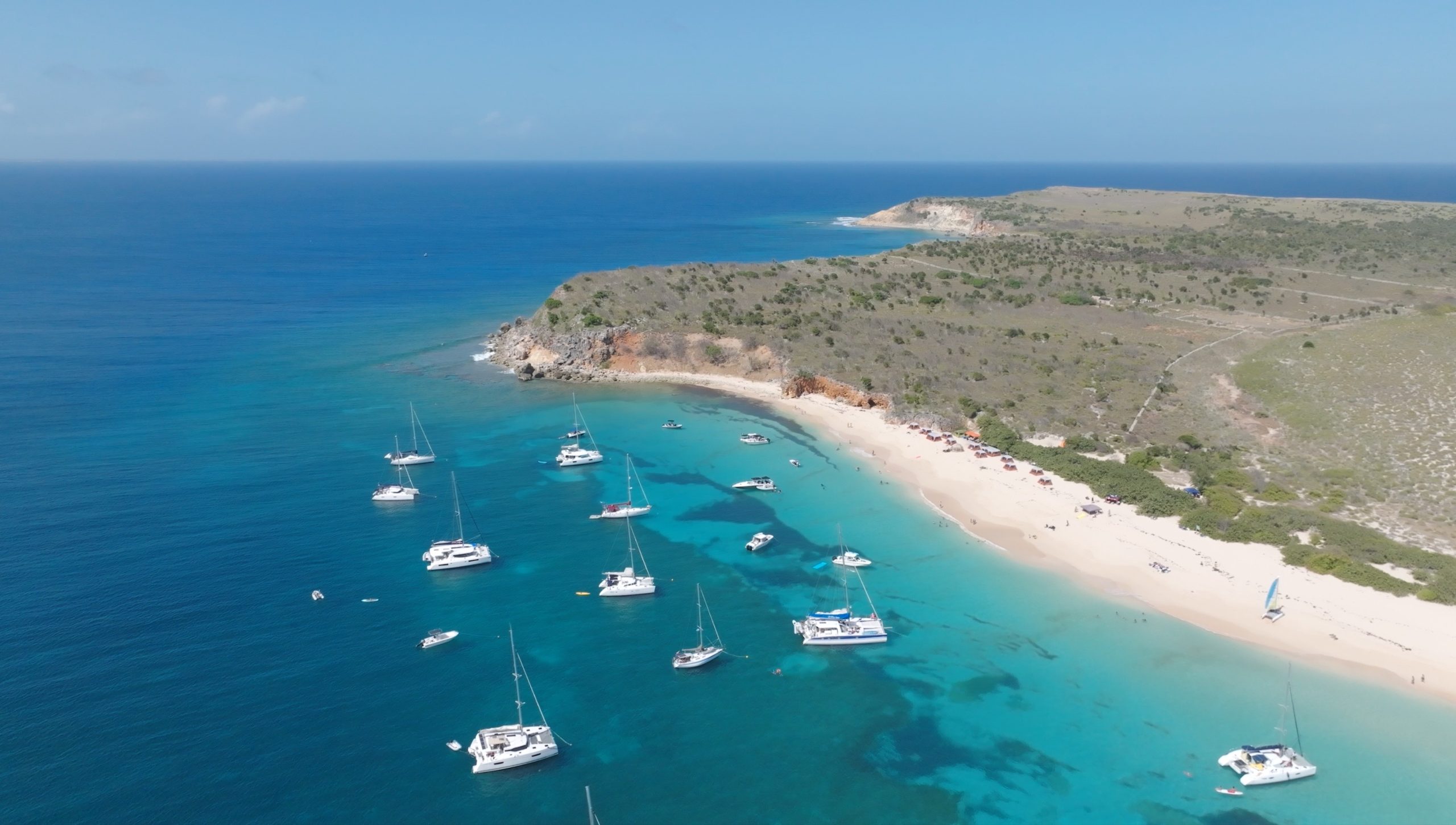 Image aérienne des antilles